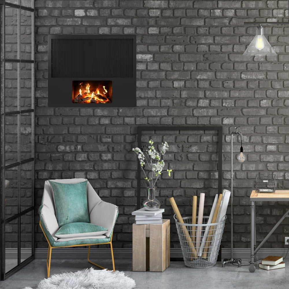 Panou Radiant Proiectie Flacara LCD - Design Modern, 1700W