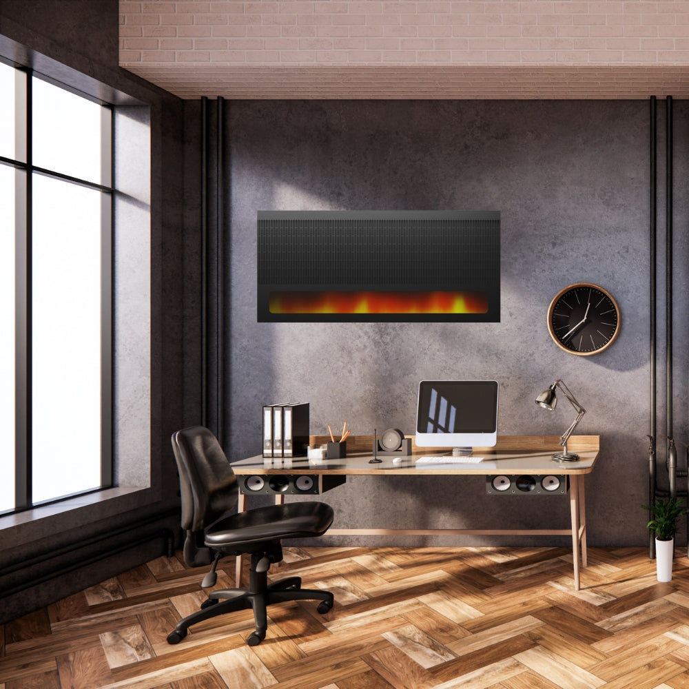 Panou Radiant Proiectie Flacara LED - Design Modern, 1700W