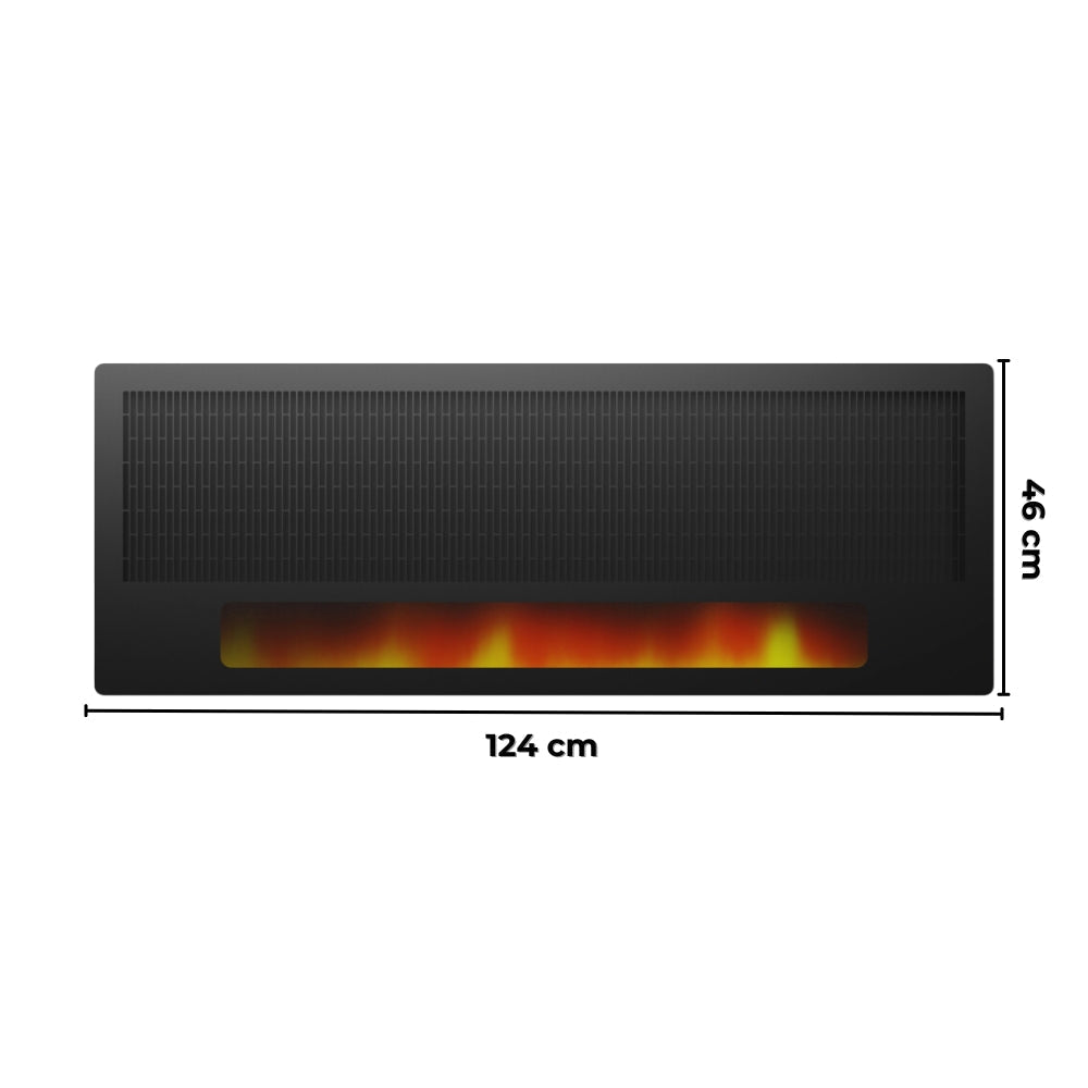 Panou Radiant Proiectie Flacara LED -  Design Modern, 2100W