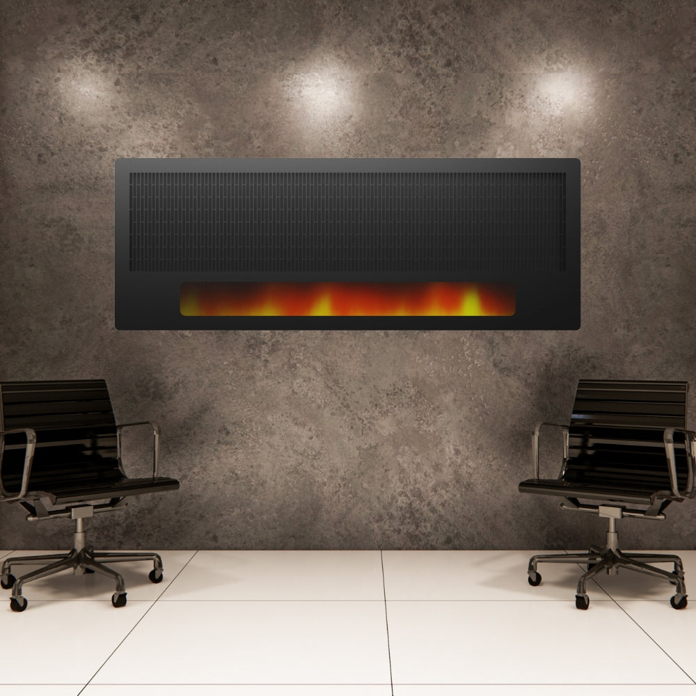 Panou Radiant Proiectie Flacara LED -  Design Modern, 2100W