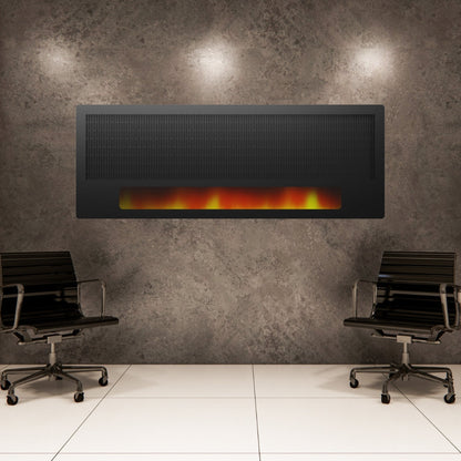 Panou Radiant Proiectie Flacara LED -  Design Modern, 2100W