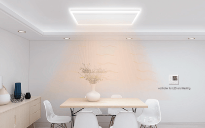 Panou Incalzire pe Tavan, 700W, cu lumina LED, Control la distanta